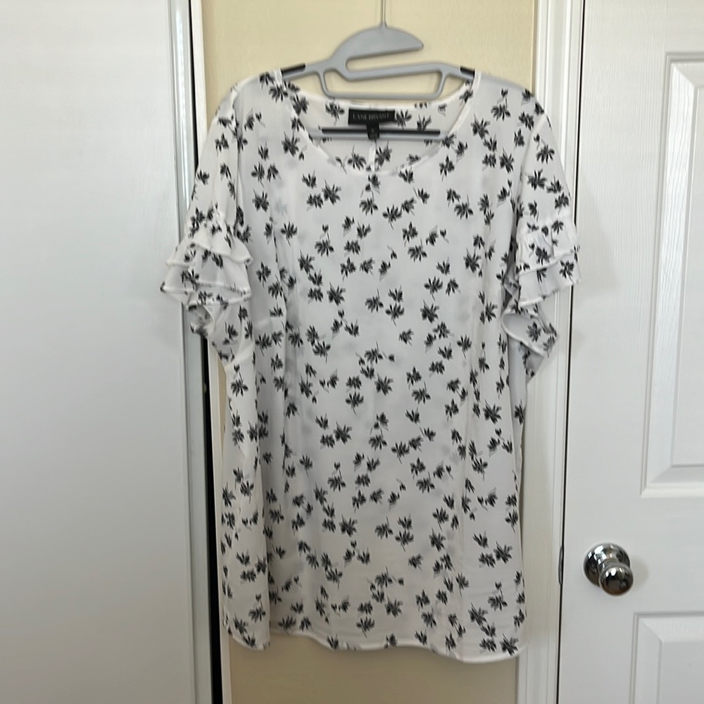 Flounce sleeve Lane Bryant Blouse